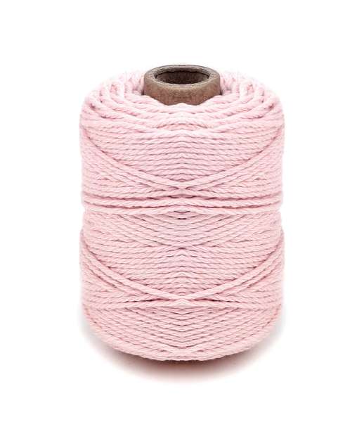 Cordino in cotone colorato 50 mt ROSA